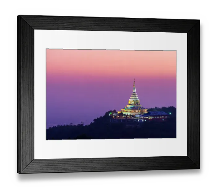 Framed Print : Thaton Glass Pagoda