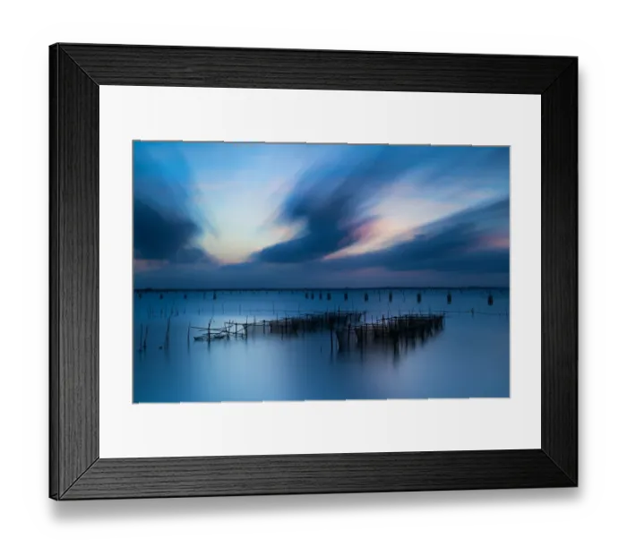 Framed Print : Fishery in Songkla lake