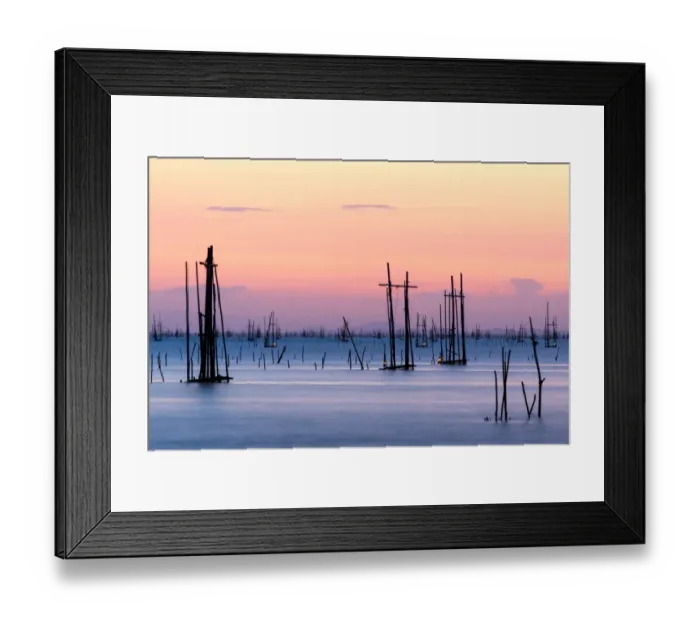 Framed Print : Fishery in Songkla lake Framed Print : Fishery in Songkla lake