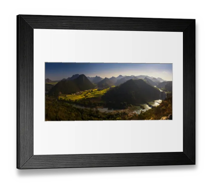 Framed Print : Nine Dragons Waterfall in Yunnan Framed Print : Nine Dragons Waterfall in Yunnan