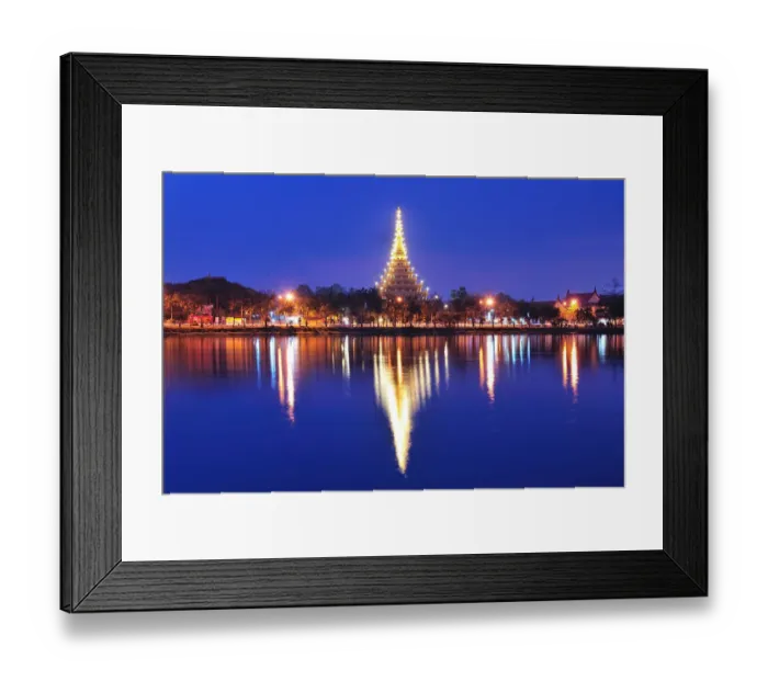 Framed Print : Wat Nong Wang Temple