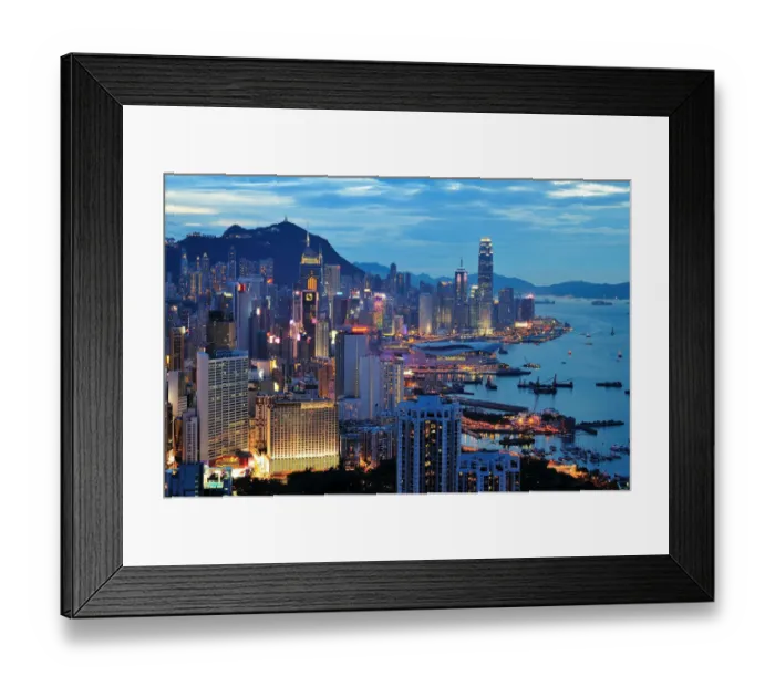 Framed Print : Hong Kong City Framed Print : Hong Kong City