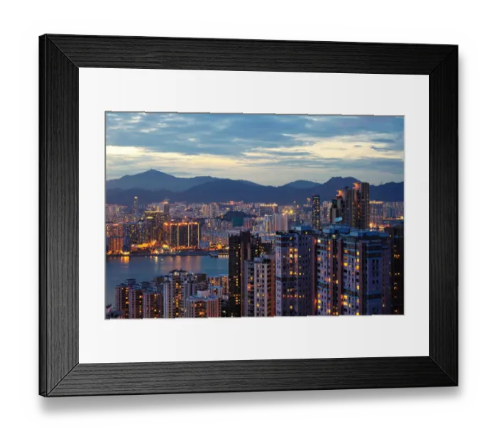 Framed Print : Hong Kong City