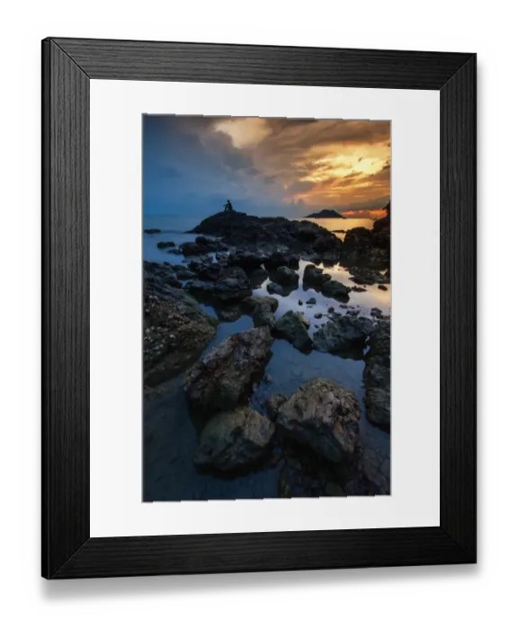 Framed Print : Sea and Rocks Framed Print : Sea and Rocks