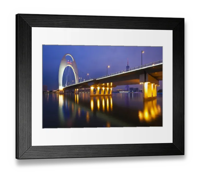 Framed Print : Guangzhou Bridge Framed Print : Guangzhou Bridge