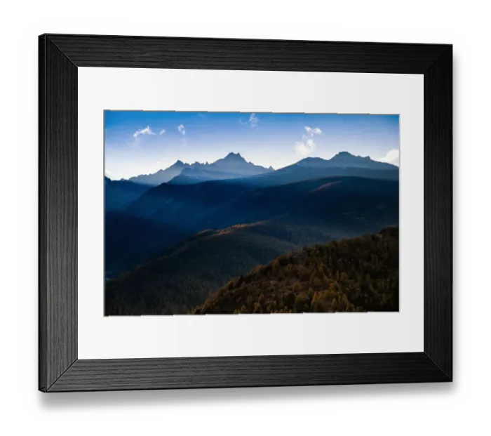 Framed Print : Landscape of China in autumn season Framed Print : Landscape of China in autumn season