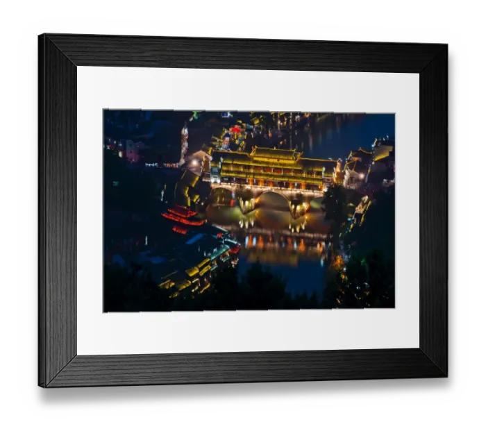 Framed Print : Phoenix Hong Bridge in Fenghuang Framed Print : Phoenix Hong Bridge in Fenghuang