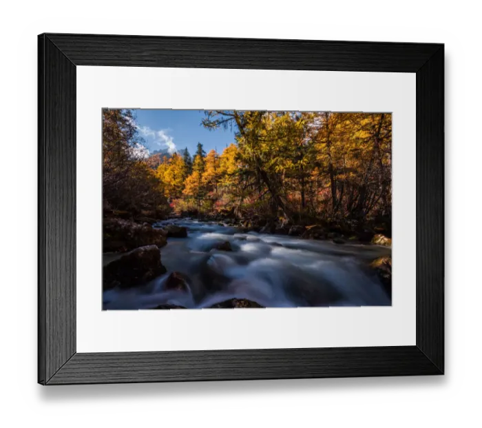 Framed Print : Yading in autumn season Framed Print : Yading in autumn season
