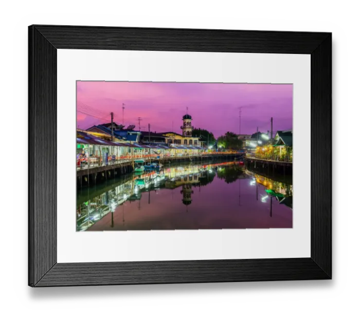 Framed Print : Muslim village in Trat, Thailand Framed Print : Muslim village in Trat, Thailand