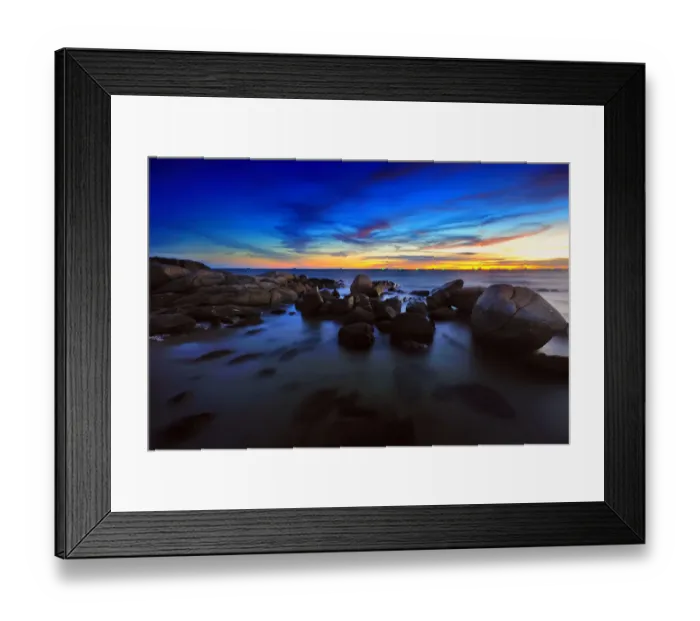 Framed Print : Sunset time at Rayong beach Framed Print : Sunset time at Rayong beach