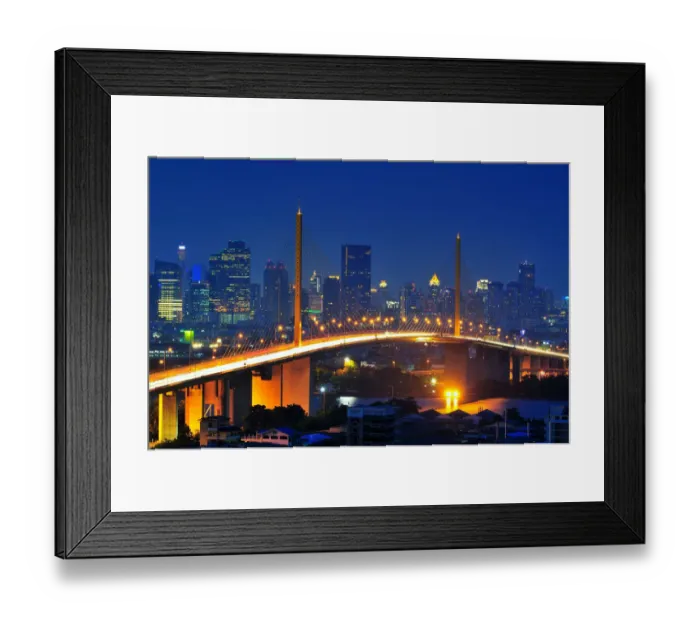 Framed Print : Rama IX bridge Framed Print : Rama IX bridge