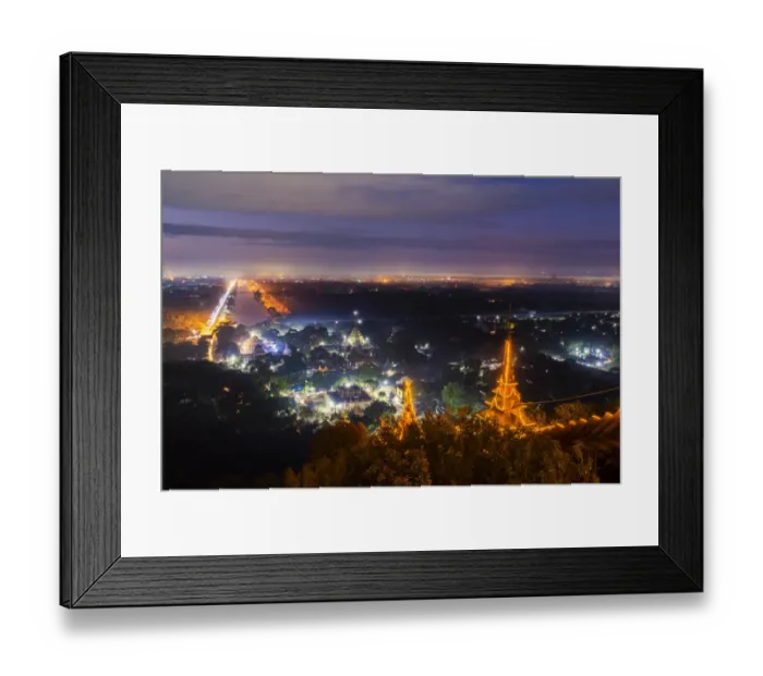 Framed Print : Mandalay city Framed Print : Mandalay city