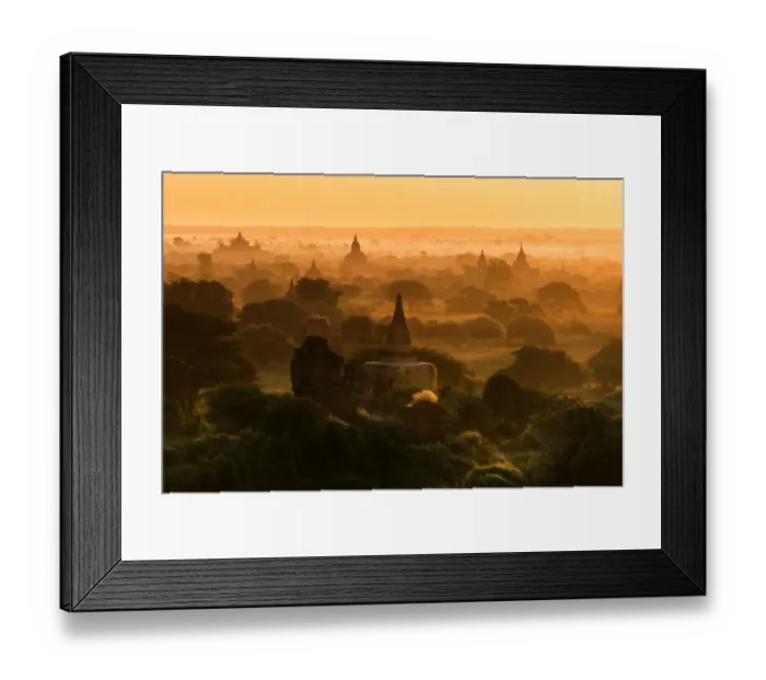 Framed Print : Pagodas field in Bagan Framed Print : Pagodas field in Bagan