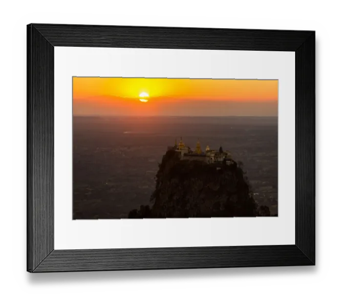 Framed Print : Mount Popa Framed Print : Mount Popa