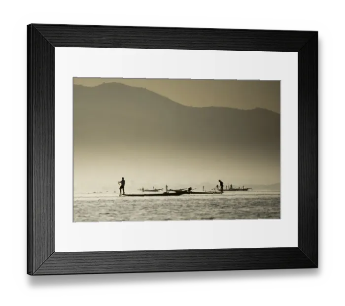 Framed Print : Inle lake. Inle is a freshwater lake located in the Nyaungshwe Township Framed Print : Inle lake. Inle is a freshwater lake located in the Nyaungshwe Township