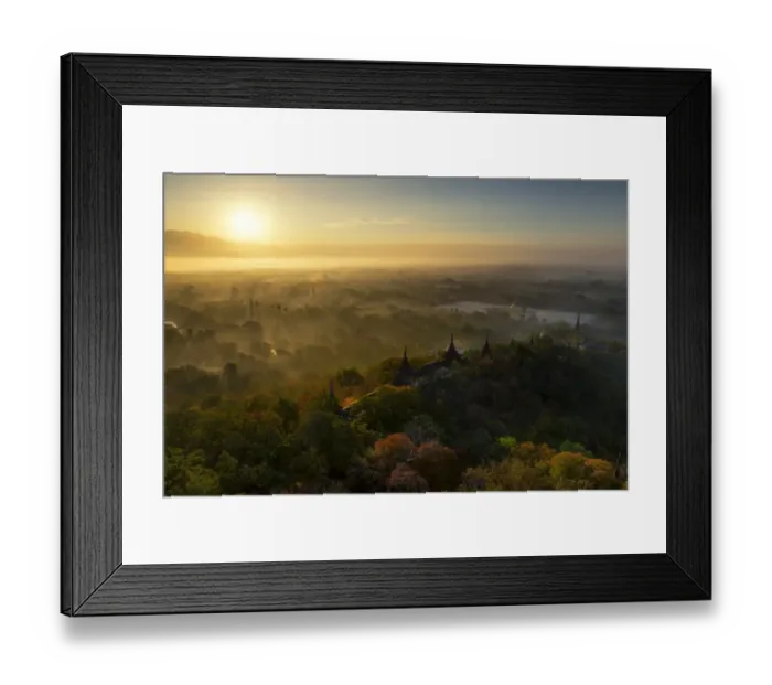Framed Print : Old architecture in Mandalay Framed Print : Old architecture in Mandalay