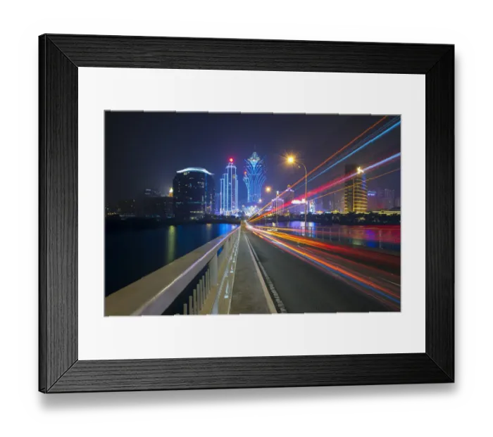 Framed Print : Macau-Taipa Bridge Framed Print : Macau-Taipa Bridge