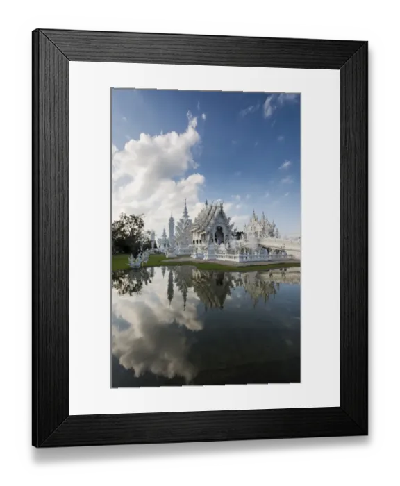 Framed Print : White temple (Wat Rong Khun) Framed Print : White temple (Wat Rong Khun)