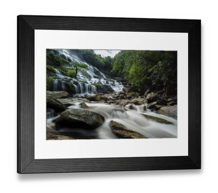 Framed Print : Maeya Waterfall Framed Print : Maeya Waterfall