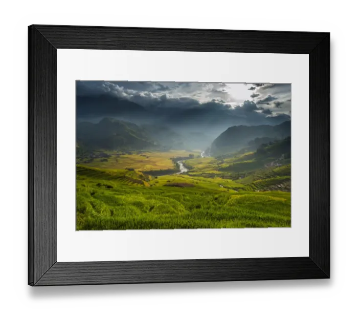 Framed Print : Rice terrace in Sapa Framed Print : Rice terrace in Sapa
