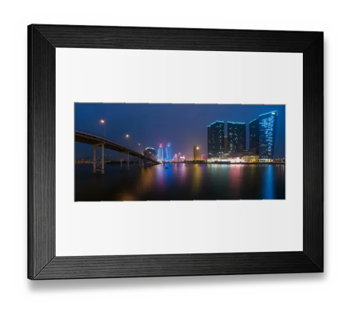 Framed Print : Macau, The casino city
