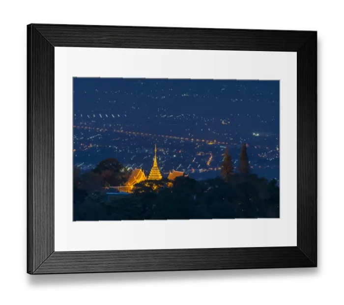 Framed Print : Wat Phra That Doi Suthep in Chiangmai