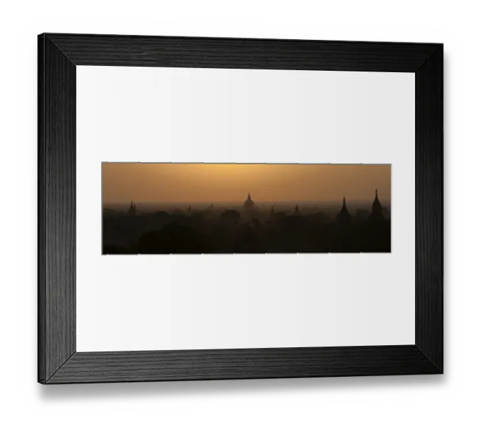 Framed Print : Pagoda filed in Bagan Framed Print : Pagoda filed in Bagan