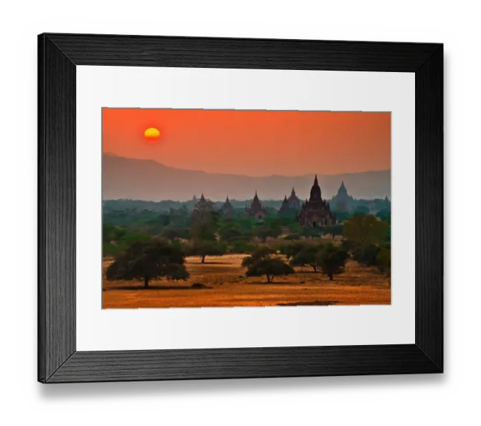 Framed Print : Bagan is an ancient city located in the Mandalay Region of Burma (Myanmar) Framed Print : Bagan is an ancient city located in the Mandalay Region of Burma (Myanmar)