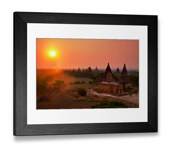 Framed Print : Many pagodas in Bagan Framed Print : Many pagodas in Bagan
