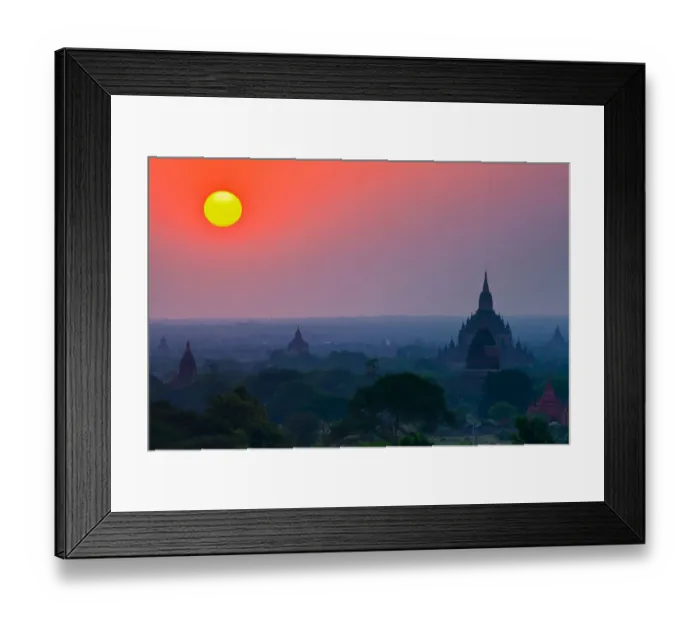 Framed Print : Bagan in the morning Framed Print : Bagan in the morning