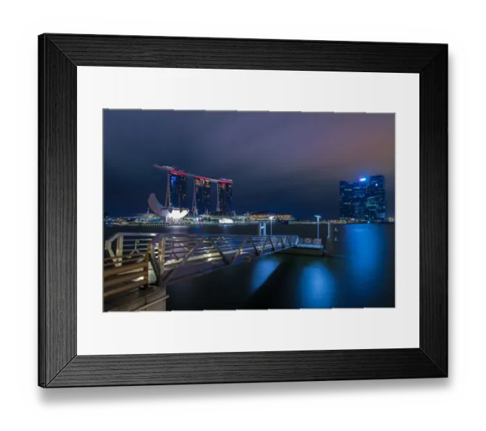 Framed Print : Marina bay Framed Print : Marina bay