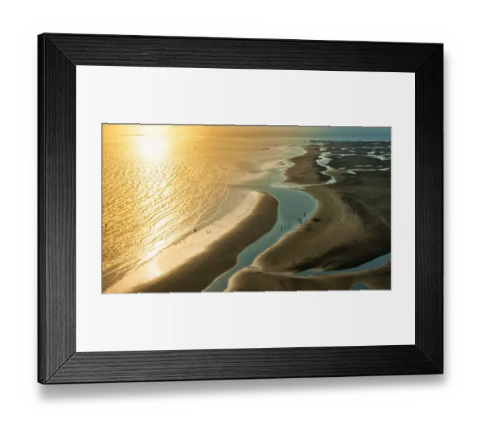Framed Print : Seascape and sand dune Framed Print : Seascape and sand dune