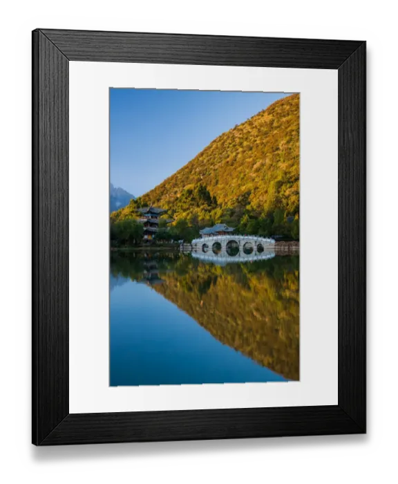 Framed Print : Black dragon pool Framed Print : Black dragon pool