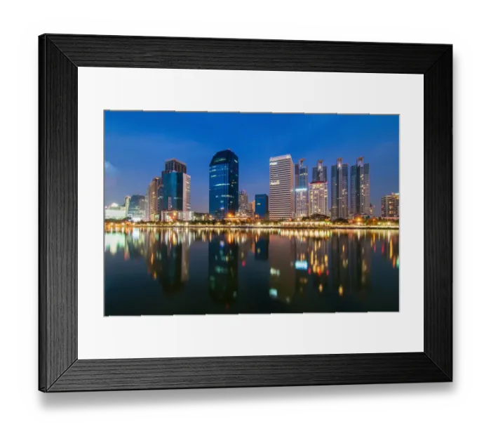 Framed Print : Benjakiti park Framed Print : Benjakiti park