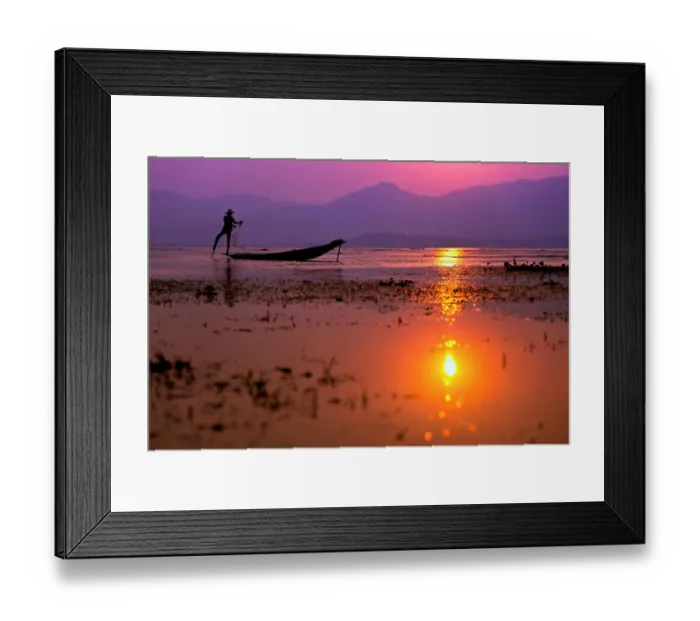 Framed Print : Life in Inle