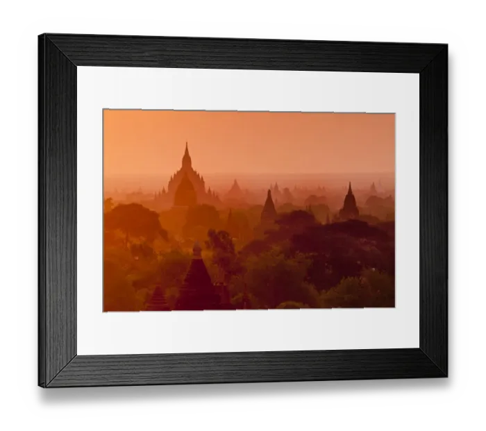 Framed Print : Bagan in morning Framed Print : Bagan in morning