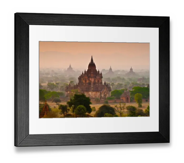 Framed Print : Old pagodas in Bagan Framed Print : Old pagodas in Bagan