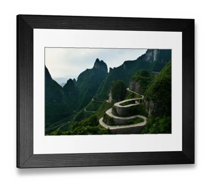 Framed Print : Tianmen Mountain Framed Print : Tianmen Mountain