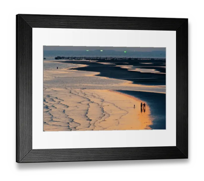Framed Print : Sunset at beach Framed Print : Sunset at beach