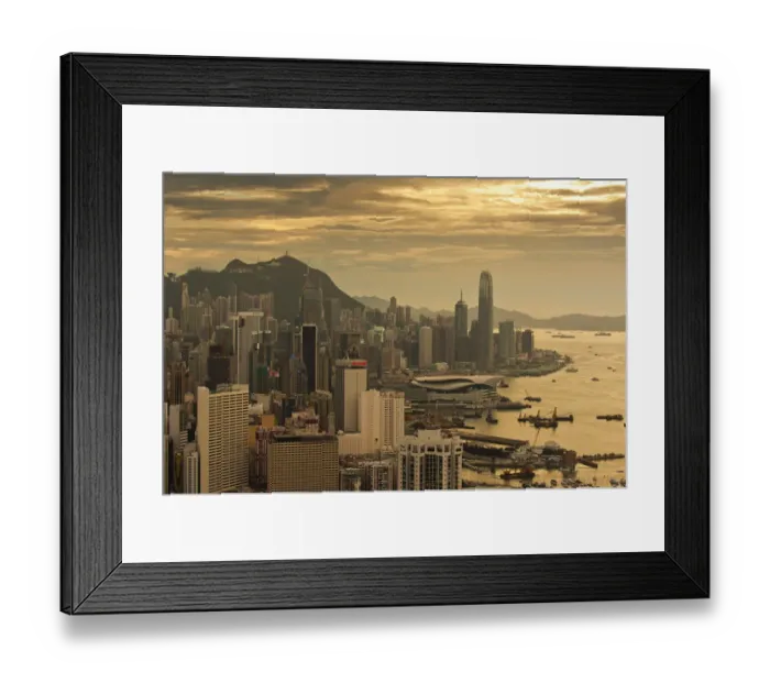 Framed Print : Hong Kong City Framed Print : Hong Kong City
