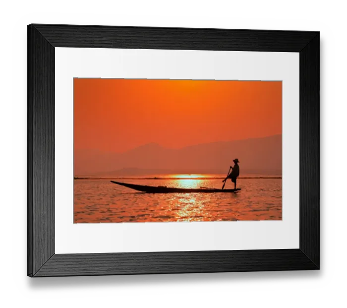 Framed Print : Life in Inle Framed Print : Life in Inle
