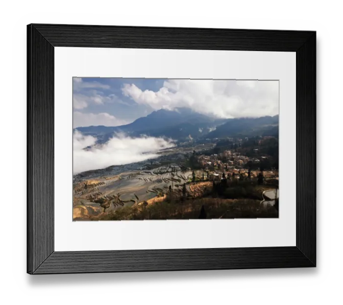 Framed Print : Duoyishu scenic area
