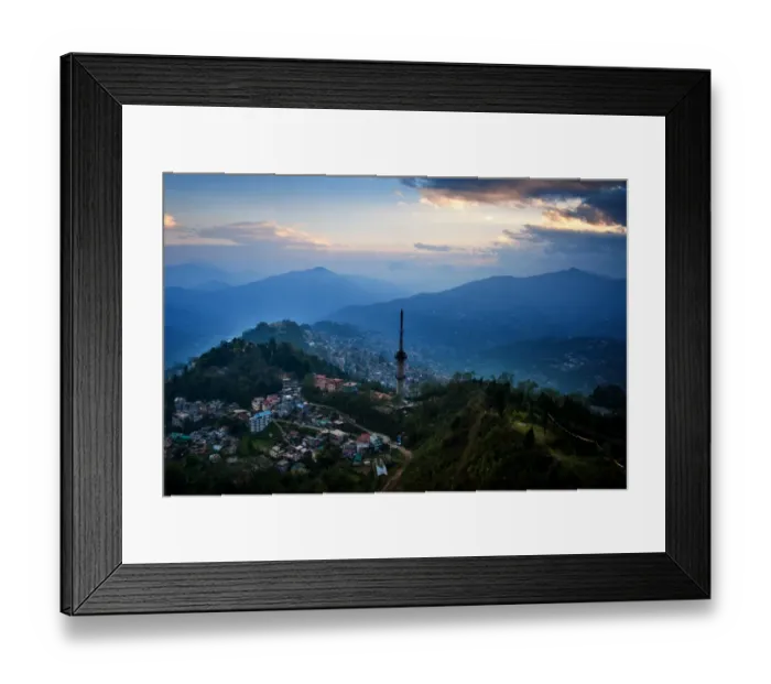 Framed Print : Gangtok city
