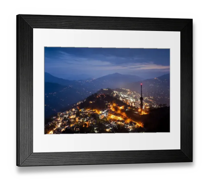 Framed Print : Gangtok city Framed Print : Gangtok city