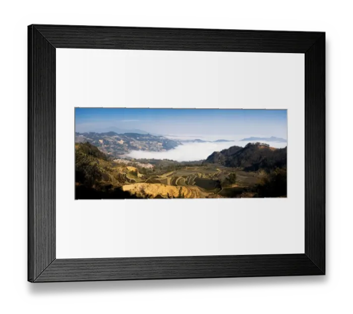 Framed Print : Panoramic Luamadian Framed Print : Panoramic Luamadian