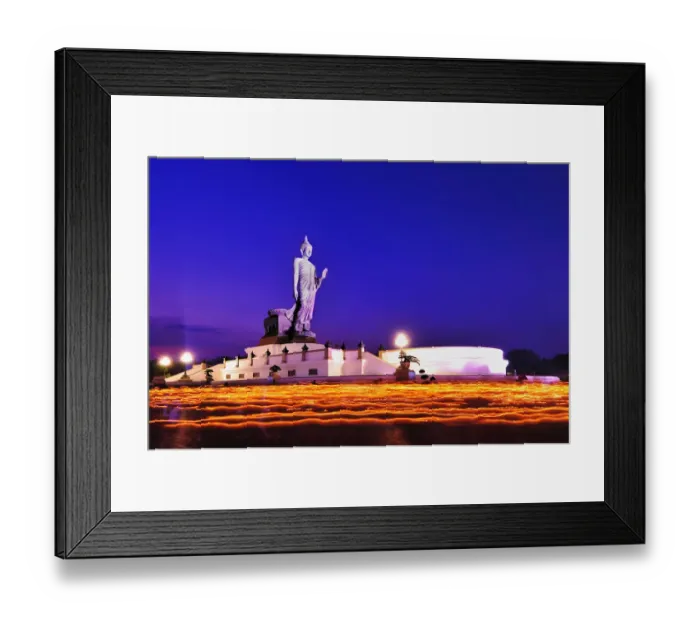 Framed Print : Magha puja day Framed Print : Magha puja day