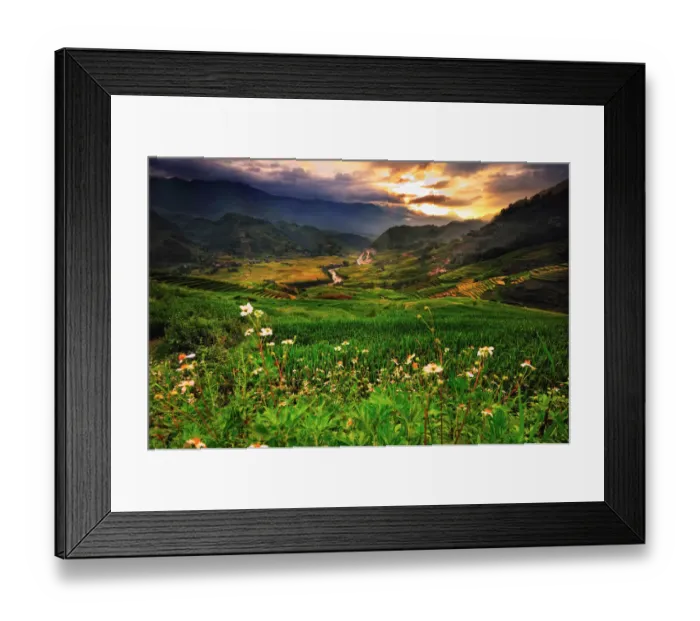 Framed Print : Sapa, Vietnam
