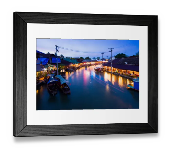 Framed Print : Amphawa market Framed Print : Amphawa market