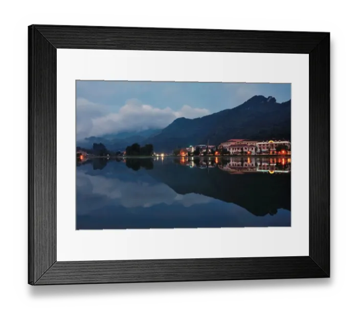 Framed Print : Sapa Lake in Vietnam Framed Print : Sapa Lake in Vietnam