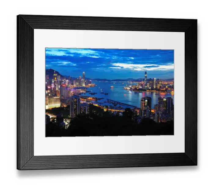 Framed Print : Hongkong cityscape Framed Print : Hongkong cityscape